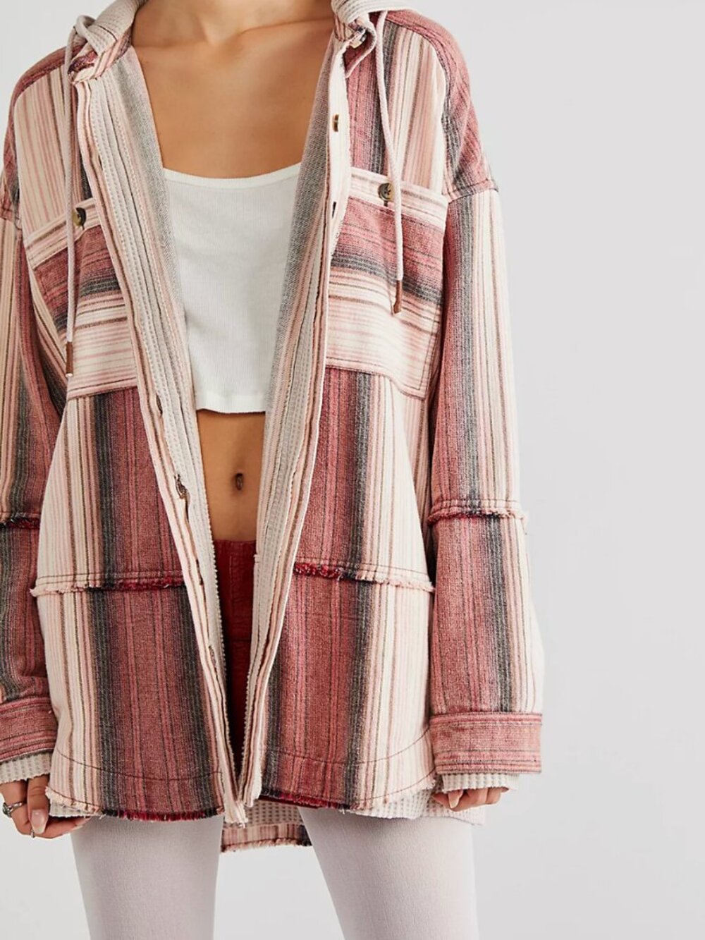 Free People Calico Basin Plaid Buttondown